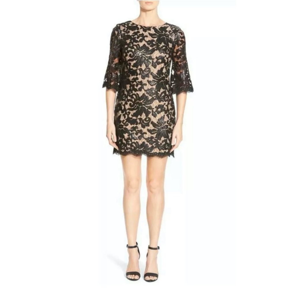 NEW Dress The Population Melody Sequin Shift Dress, Small